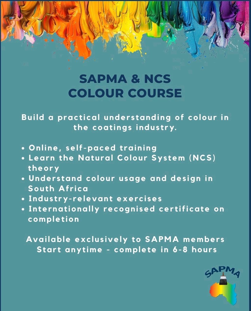 Sapot Training Program Training – SAPMA – The South African Paint Manufacturing Association